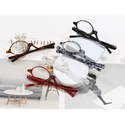 Plastic Frame lady rolling cosmetic reading glasses Making up Reading Glasses Presbyopic Eyeglass