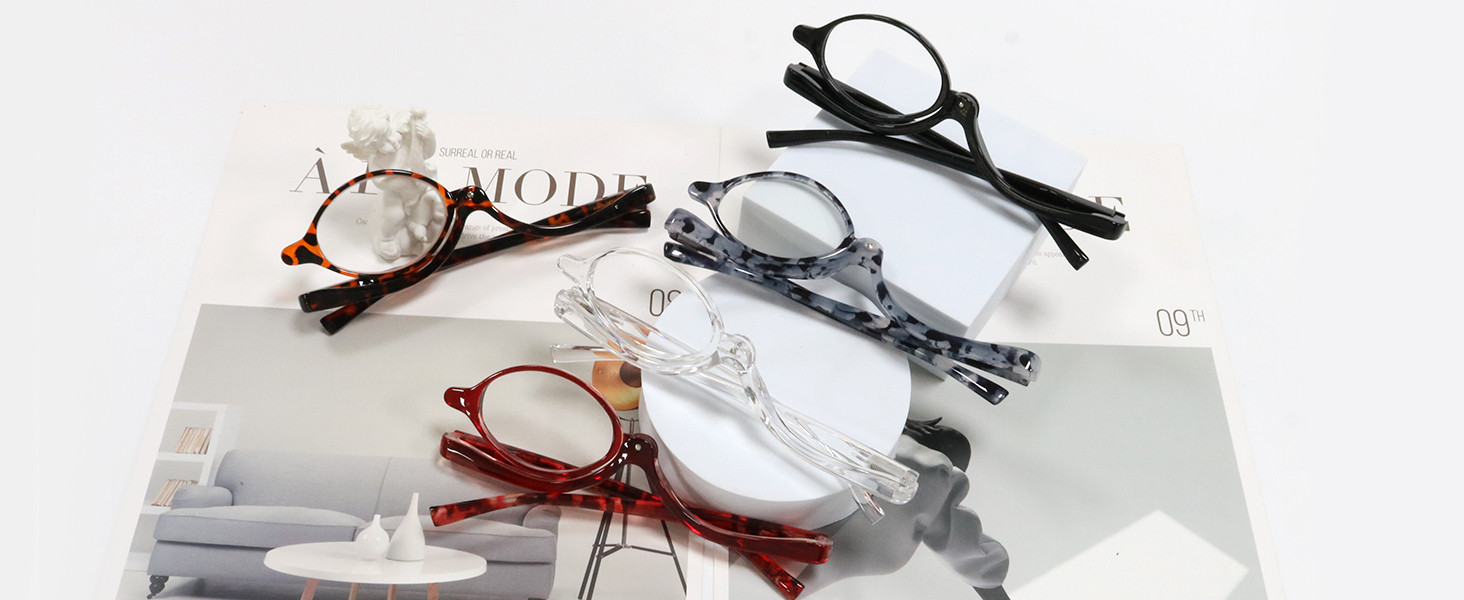 cosmetic reading glasses