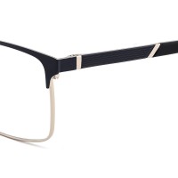 New Metal Glasses Frame Full Frame Business Leisure Square Stainless Steel Frame Plate Foot Set with Myopia