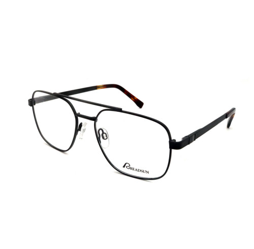 The Original Design Masculine Metallic Textured Optical Frame