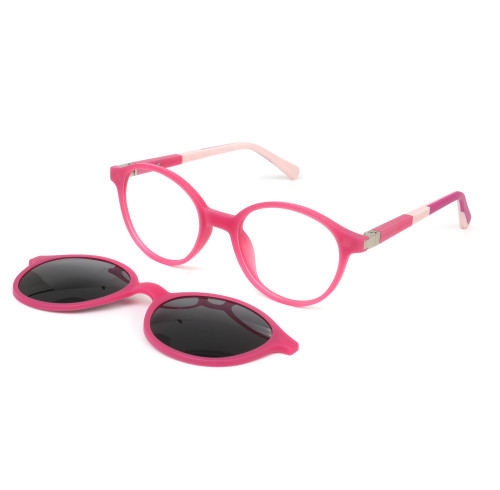 Children 2-in-1 Magnetic Clip- On Blue Light Blocking Glasses | Children Eyeglass Frames Makers