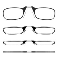 2024 New Reading Glasses without arms Folding Mini Keychain Reading Glasses For Wholesale
