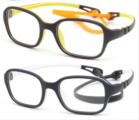 Ready goods soft TR90 fun fashionable Kids Optical Glasses Support customization