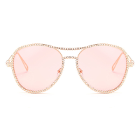 2023 Rhinestone Glasses Luxury Sunglasses Women