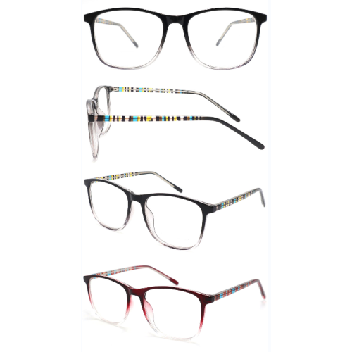 Wholesale 2023 New Model Pattern Printing Adult CP Optical Frame with Metal Spring Hinge