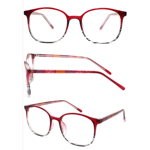 Wholesale 2023 New Model Pattern Printing Adult CP Optical Frame with Metal Spring Hinge