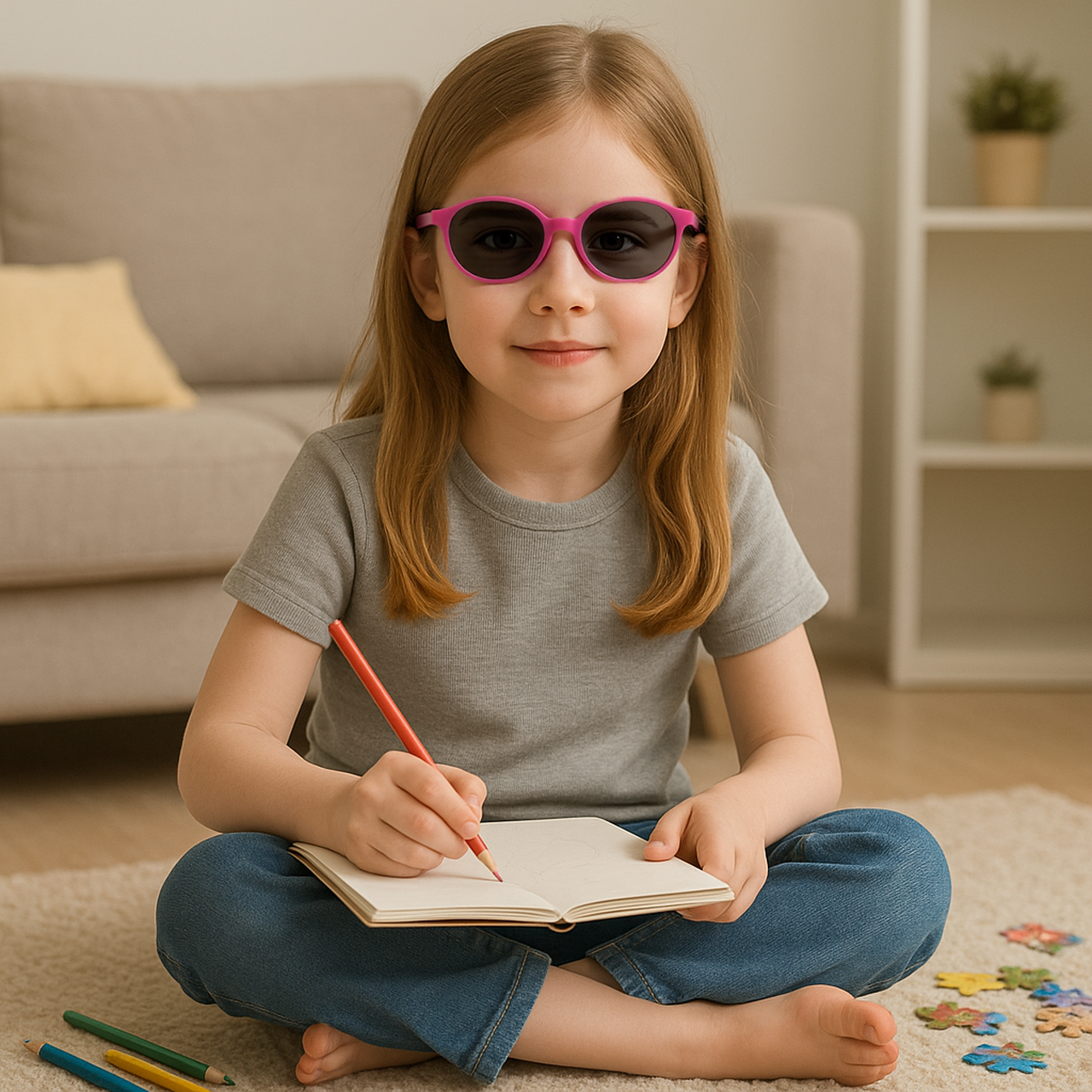 eyeglass frames with magnetic clip-on sunglasses