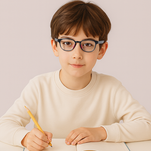 Tr90 Round Trendy Kids Non Prescription Glasses Children Designer Eyeglass Frames